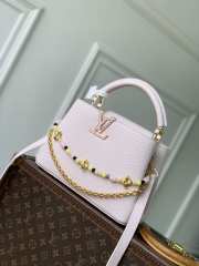 Uubags Louis Vuitton M29500 Capucines MM Bag In Light Bliss 30x19x9.5cm - 1