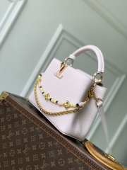 Uubags Louis Vuitton M29500 Capucines MM Bag In Light Bliss 30x19x9.5cm - 5