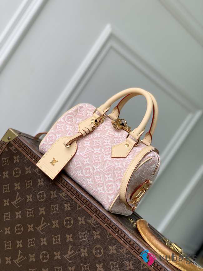 Uubags Louis Vuitton M2A039 Speedy Bandoulière 20 Bag In Light Pink 20.5x13.5x12cm - 1