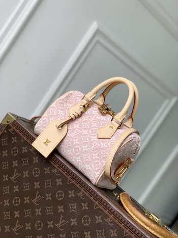 Uubags Louis Vuitton M2A039 Speedy Bandoulière 20 Bag In Light Pink 20.5x13.5x12cm
