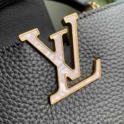 Uubags Louis Vuitton M29443 Capucines East West Mini Bag In Black 12x22x8cm - 5