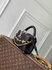 Uubags Louis Vuitton M29443 Capucines East West Mini Bag In Black 12x22x8cm - 6