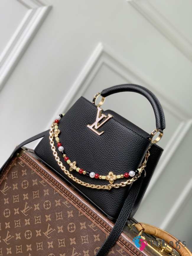 Uubags Louis Vuitton M28455 New Capucines BB Bag In Black 27x19x9cm - 1