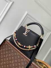Uubags Louis Vuitton M28455 New Capucines BB Bag In Black 27x19x9cm - 1