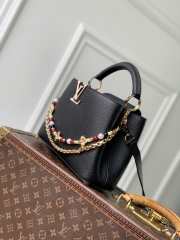 Uubags Louis Vuitton M28455 New Capucines BB Bag In Black 27x19x9cm - 6