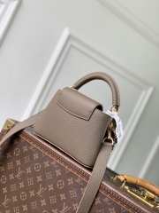 Uubags Louis Vuitton M28203 Capucines MM Why Knot Bag In Dark Clay 21x14x8cm - 6