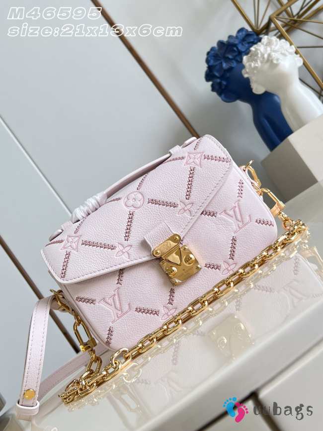 Uubags Louis Vuitton M29488 Pochette Métis East West Bag In Light Pink 21.5x13.5x6cm - 1