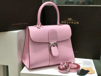 Uubags Delvaux Brillant MM Bag In Orchid 28cm