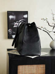 Uubags Chanel Large Shopping Bag Grained Calfskin & Gold-Tone Metal In Black 36x46x20cm - 5