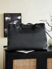 Uubags Chanel Large Shopping Bag Grained Calfskin & Gold-Tone Metal In Black 36x46x20cm - 3