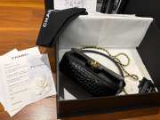 Uubags Chanel Clutch In Crocodile Embossed Calfskin & Gold-Tone Metal Black 14.5x19.5x5cm - 2