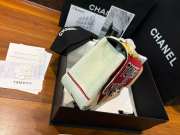 Uubags Chanel Maxi Flap Bag Sequins & Gold-Tone Metal In Red & Multicolor 19.5x32x10cm - 2