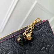 Uubags Louis Vuitton M28984 Romy Card Holder In Black 12x8x0.8cm - 5