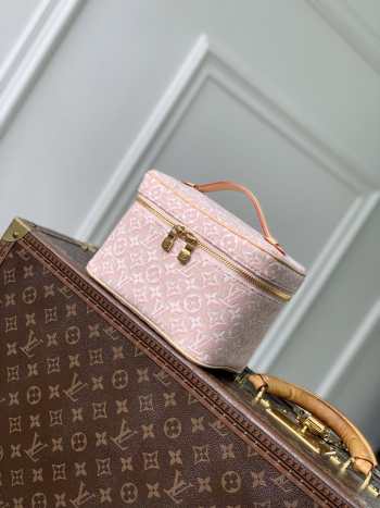 Uubags Louis Vuitton M29667 Nice Mini Bag In Rose Ruby Pink 20x13.5x12cm