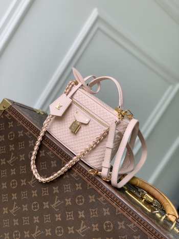 Uubags Louis Vuitton M29051 Vanity Chain Pouch In Light Bliss Calfskin 19x11.5x6.5cm