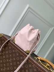 Uubags Louis Vuitton M2A067 Nano Noé Trunk Bag In Rose Petal Calfskin 15x17x8cm - 4