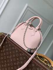 Uubags Louis Vuitton M2A301 Alma Trunk BB Bag In Rose Petal Calfskin 22x19x11cm - 1