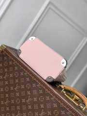 Uubags Louis Vuitton M2A301 Alma Trunk BB Bag In Rose Petal Calfskin 22x19x11cm - 6
