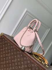 Uubags Louis Vuitton M2A301 Alma Trunk BB Bag In Rose Petal Calfskin 22x19x11cm - 5