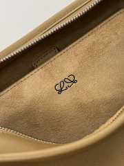 Uubags Loewe small Amazona 180 bag in suede mocha 24.5x18.5x10cm - 5