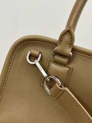Uubags Loewe small Amazona 180 bag in suede mocha 24.5x18.5x10cm - 6
