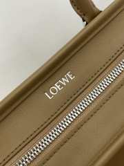 Uubags Loewe small Amazona 180 bag in suede mocha 24.5x18.5x10cm - 2
