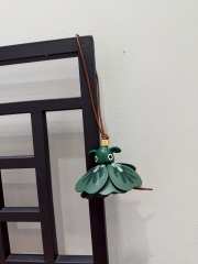 Uubags Loewe Lucky Puzz Charm In Tan/Dark Green - 4