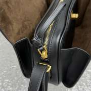 Uubags Balenciaga Le 7 Shoulder Bag Medium in Black Smooth Calfskin 26x13.5x10cm - 3