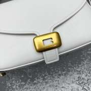 Uubags Balenciaga Clicca Bag Medium in White Snow 29x20x10cm - 5