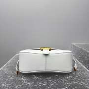 Uubags Balenciaga Clicca Bag Medium in White Snow 29x20x10cm - 4