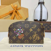 Uubags Louis Vuitton M15359 Cosmetic Pouch PM Fuchsia 19x12x6cm - 2