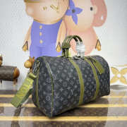 Uubags Louis Vuitton M28837 Keepall Bandoulière 45 Bag In Khaki Green 45x27x20cm - 5