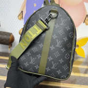 Uubags Louis Vuitton M28837 Keepall Bandoulière 45 Bag In Khaki Green 45x27x20cm - 4