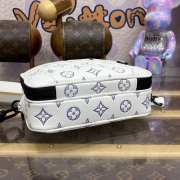 Uubags Louis Vuitton M82544 Alpha Wearable Wallet Monogram Shadow Cowhide Leather White 18.5x11x6.5cm - 6