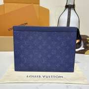 Uubags Louis Vuitton M30423 Pochette Voyage MM In Pacific Blue 27x21x6cm - 1