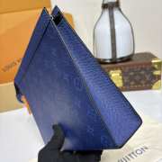 Uubags Louis Vuitton M30423 Pochette Voyage MM In Pacific Blue 27x21x6cm - 4