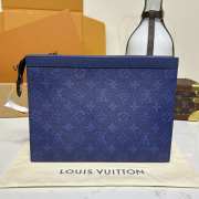 Uubags Louis Vuitton M30423 Pochette Voyage MM In Pacific Blue 27x21x6cm - 2