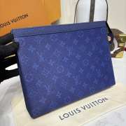 Uubags Louis Vuitton M30423 Pochette Voyage MM In Pacific Blue 27x21x6cm - 3