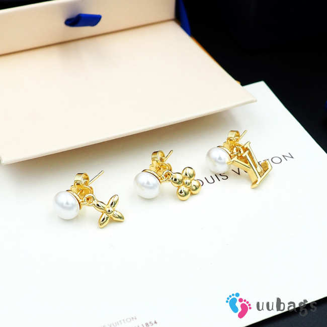 Uubags Louis Vuitton M02810 Pearl River Earrings - 1