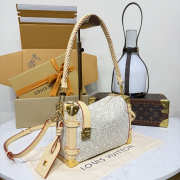 Uubags Louis Vuitton M2A145 Side Trunk MM Monogram Emblème Peuplier 23.5x16x8.5cm - 5