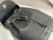 Uubags Chanel Vintage Backpack Caviar With Golden Hardware Logo 31x11x39cm - 2