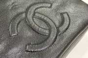 Uubags Chanel Black CC Caviar Front Pocket Shoulder Bag 26x10.5x22cm - 2