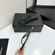 Uubags Chanel Flip-flops Sheepskin In Black - 3