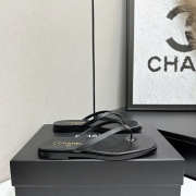 Uubags Chanel Flip-flops Sheepskin In Black - 2