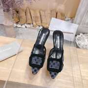 Uubags Manolo Blahnik Maysale Check Buckle Mules 7cm - 6