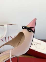 Uubags Valentino Bepointy Slingback Pump In Candy Rose Patent Leather And Kidskin 8cm - 6