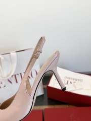 Uubags Valentino Bepointy Slingback Pump In Candy Rose Patent Leather And Kidskin 8cm - 5