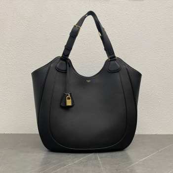 Uubags Celine Large Alice Hobo Leather Bag In Black 36x12x33cm