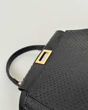Uubags Fendi mini Peekaboo black python bag 23x12x19cm - 3