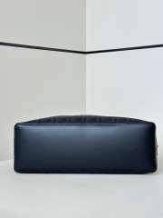 Uubags Squared FF Fendi Lui large black leather and black FF nylon bag 38x13x27cm - 6